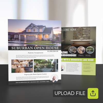 Flyers Double Sided (File Upload)